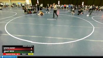 126 lbs Champ. Round 2 - Brady Bock, WI vs Ethyn Ramey, TX
