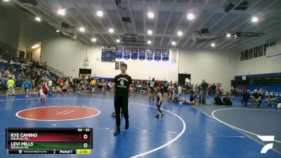 53 lbs Semifinal - Kye Camino, Douglas WC vs Levi Mills, Douglas WC