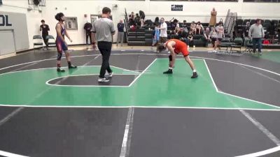 132 lbs Quarterfinal - Oliver Loveless, Bumpus vs Daniel Estrada, Homewood Middle School