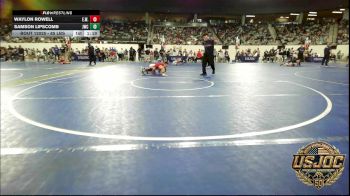 85 lbs Round Of 16 - Waylon Rowell, Elgin Wrestling vs Samson Lipscomb, Juggernaut Wrestling Club