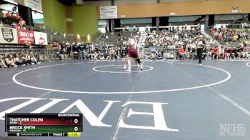 215 lbs Quarterfinals (8 Team) - Brock Smith, MARLOW vs Thatcher Colen, PERRY