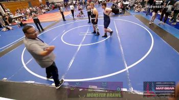 285 lbs Quarterfinal - Zay Goodman, Jenks Trojan Wrestling Club vs Chase Jeans (195), OKC Saints Wrestling