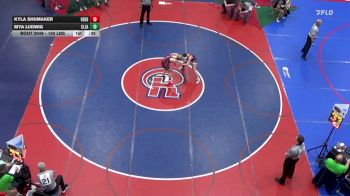 150 lbs Consolation - Kyla Shumaker, Redbank Valley vs Mya Ludwig, Clearfield