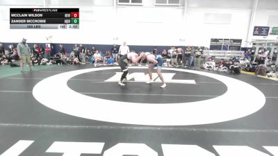 285 lbs Round Robin 1 - McClain Wilson, Revival-HS vs Zander McCrobie, Aquinas-HS