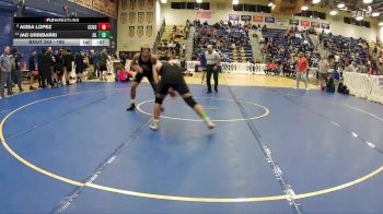 165 lbs Cons. Round 2 - AIZEA LOPEZ, Cypress Creek H S vs Jad Urribarri, John I Leonard