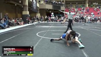 64 lbs Round 3 (6 Team) - Quentin Neal, SlyFox Black vs Tate Johnson, $nowmen