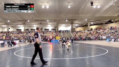 A 106 lbs Semifinal - Jimmy Johnson, Sullivan East High School vs Jacob Stinnett, Upperman High School