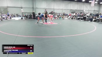 190 lbs 4th Wrestleback (16 Team) - Genevieve An, Georgia Blue vs Harmoni Callins, Oklahoma