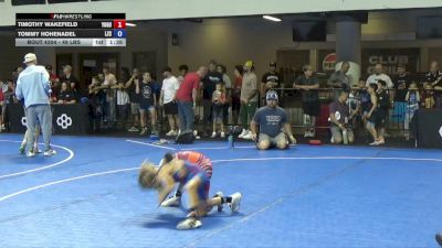 49 lbs Champ. Rd Of 16 - Timothy Wakefield, Young Guns vs Tommy Hohenadel, Lake Zurich Cubs