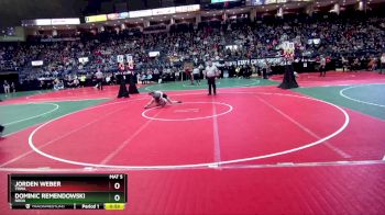 95 lbs Cons. Round 1 - Jorden Weber, TRWA vs Dominic Remendowski, NROA
