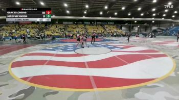 124 lbs Cons. Semi - Gracie Lobbins, East River Raptors vs Jordynn Vinson, Stillwater Gladiators