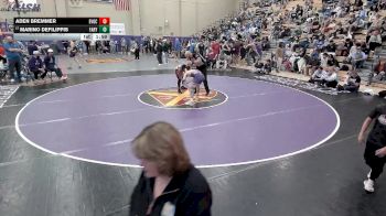 150 lbs Champ. Round 2 - Marino DeFilippis, Father Ryan vs Aden Bremmer, Evangelical Christian