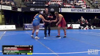 191 lbs Champ. Round 2 - Jayleen Sekona, Colorado Mesa University vs Destiny Baltierra, Limestone University