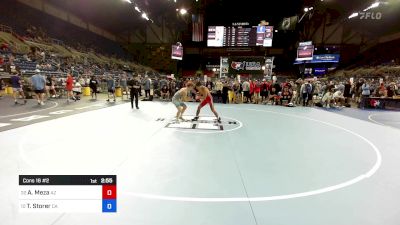 132 lbs Cons 16 #2 - Adrian Meza, AZ vs Tas Storer, CA