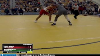 197 lbs Quarterfinal - Josh Franklin, Rochester-CTC vs Isaac Grams, Saint Cloud State