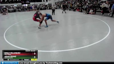 175 lbs Champ. Round 1 - Aidan Kranz, South Dakota vs Emilo Velazquez, New Jersey