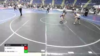 89 lbs Rr Rnd 1 - Jace Jensen, Nebraska Elite vs Bruno Hernandez, Panhandle Wr Ac