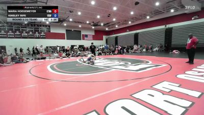 105 lbs Round 5 (12 Team) - Maria Hoegemeyer, Cradletown Wrestling Academy vs Kinsley Rife, 5280 TWO