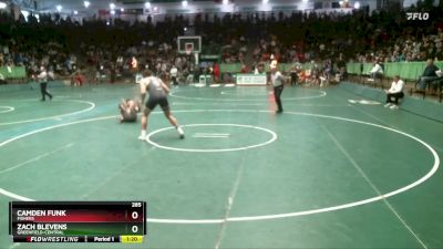 285 lbs Champ. Round 1 - Zach Blevens, Greenfield-Central vs Camden Funk, Fishers