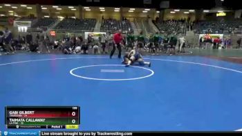 155 lbs Round 3 (4 Team) - Gabi Gilbert, Thurston vs Taimata Callaway, La Pine