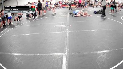 138 lbs Placement (4 Team) - Drake Wood, MF Army vs Grant Albright, Level Up Black