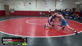 132 lbs Round 1 - Elijah Kupka, Benton Community vs Jacob Widmer, Burlington