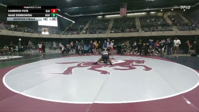 171 lbs Quarterfinal - Cameron Pote, Newfield vs Gage Dembowski, Montville