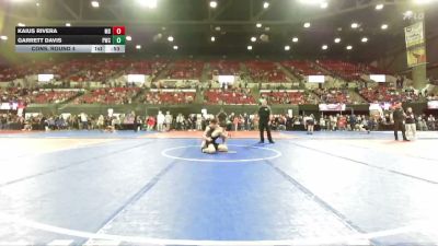 137 lbs Cons. Round 4 - Kaius Rivera, Montana Disciples vs Garrett Davis, Powell Wrestling Club