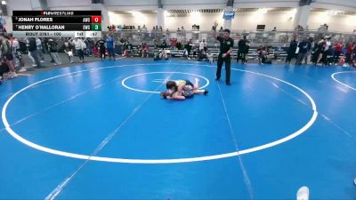 100 lbs Cons. Semi - Jonah Flores, Amped Wrestling Club vs Henry O`Halloran, Scots Wrestling Club
