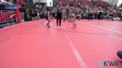 60 lbs Semifinal - Hagan Wolfenberger, Keystone Kids 11U vs Connor Franklin, Perry Wrestling Academy