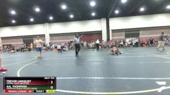 64 lbs Semifinal - Kal Thompson, Combative Sports Athletic Center vs Trevor Lindquist, Crystal Coast Grapplers