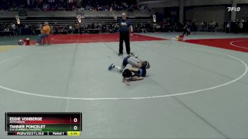 75 lbs Cons. Round 2 - Tanner Poncelet, Z-M (Zumbrota/Mazeppa) vs Eddie VonBerge, Hutchinson