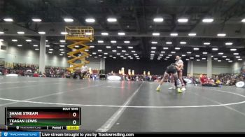 97 lbs Cons. Round 4 - Shane Stream, IL vs Teagan Lewis, AZ