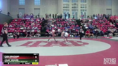 113 lbs Cons. Round 2 - Colby Weaver, Grace Christian Academy (Knoxville) vs Cash Graziano, Brentwood Academy