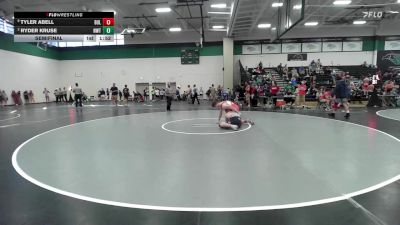 165 lbs Semifinal - Tyler Abell, BullTrained vs Ryder Kruse, NWTC