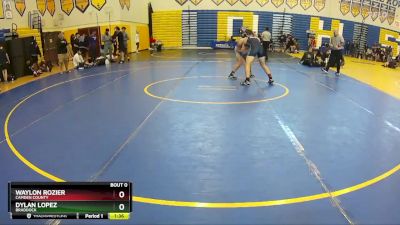 150 Gold Round 3 - Waylon Rozier, Camden County vs Dylan Lopez, Braddock