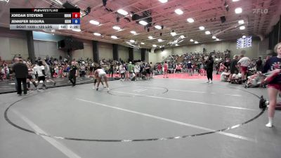 125 lbs Rr Rnd 3 - Jordan Stevens, Roundtree Wrestling Academy vs Jennifer Segura, Georgia