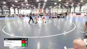 95 lbs Rr Rnd 3 - Titus Colangelo, All American Wrestling Club vs Carlo Contino, Illinois Orange & Blue