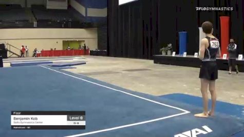 Benjamin Kob - Floor, Salto Gymnastics Center - 2021 USA Gymnastics Development Program National Championships