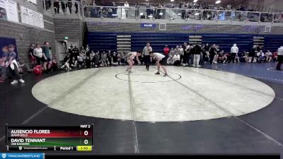 160 lbs Round 2 - Ausencio Flores, Idaho Gold vs David Tennant, 208 Badgers