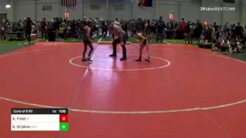 57 lbs Consi Of 8 #2 - Kellen Frost, Team Aggression vs Kao Grijalva, HotShots Wrestling