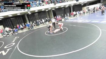 144 lbs Cons. Round 1 - Francisco Camargo, Unattached vs John Van Hoene, Unattached