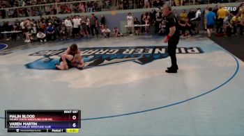 136 lbs Semifinal - Malin Blood, Valdez Youth Wrestling Club Inc. vs Varen Martin, Chugach Eagles Wrestling Club