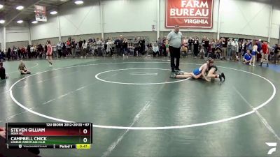 67 lbs Cons. Round 3 - Campbell Chick, Legend Wrestling Club vs Steven Gilliam, Nova WC