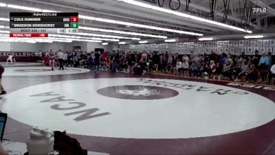 157 lbs Quarterfinal - Braedon Dorshorst, UW - La Crosse vs Cole Dummer, Augsburg
