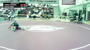 110 lbs Cons. Semi - Aleksya Cardenas, Grandview (Girls) vs Crystal Perez, Quincy (Girls)