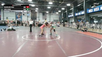 132 lbs Rr Rnd 3 - Madeline Ngo, MetroWest United vs Zoe Vore, Team RJN