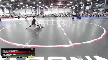 100 lbs Rd# 7- 10:45am Saturday Final Pool - Rocco Cassioppi, POWA vs Brycen Swiger, Terps Xtreme