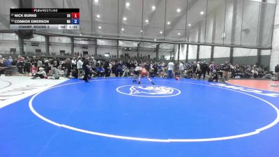 16U Boys FS - 106 lbs Champ. Round 2 - Nick Burns, CO vs Connor Emerson, WA