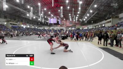 144 lbs Round Of 16 - Aron Leon, Littleton vs Nolan Wilson, Flagstaff AZ